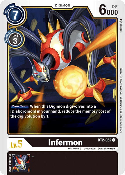 Infermon [BT2-062] [Release Special Booster Ver.1.0] | Clutch Gaming