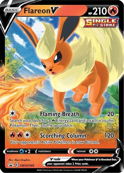 Flareon V (SWSH149) [Sword & Shield: Black Star Promos] | Clutch Gaming