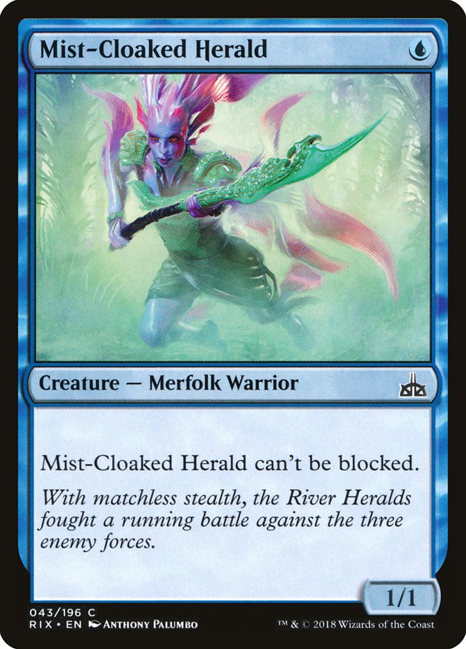 Mist-Cloaked Herald [Rivals of Ixalan] | Clutch Gaming