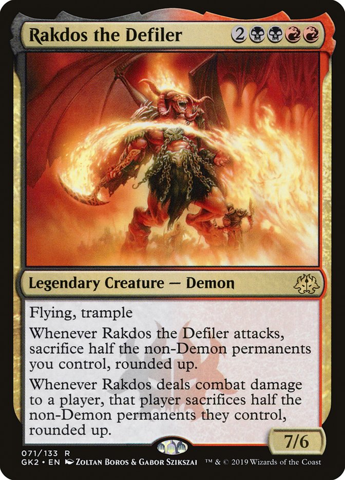 Rakdos the Defiler [Ravnica Allegiance Guild Kit] | Clutch Gaming