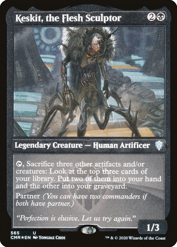 Keskit, the Flesh Sculptor (Etched) [Commander Legends] | Clutch Gaming