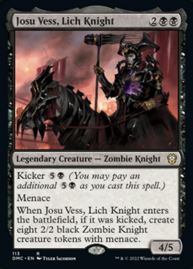 Josu Vess, Lich Knight [Dominaria United Commander] | Clutch Gaming