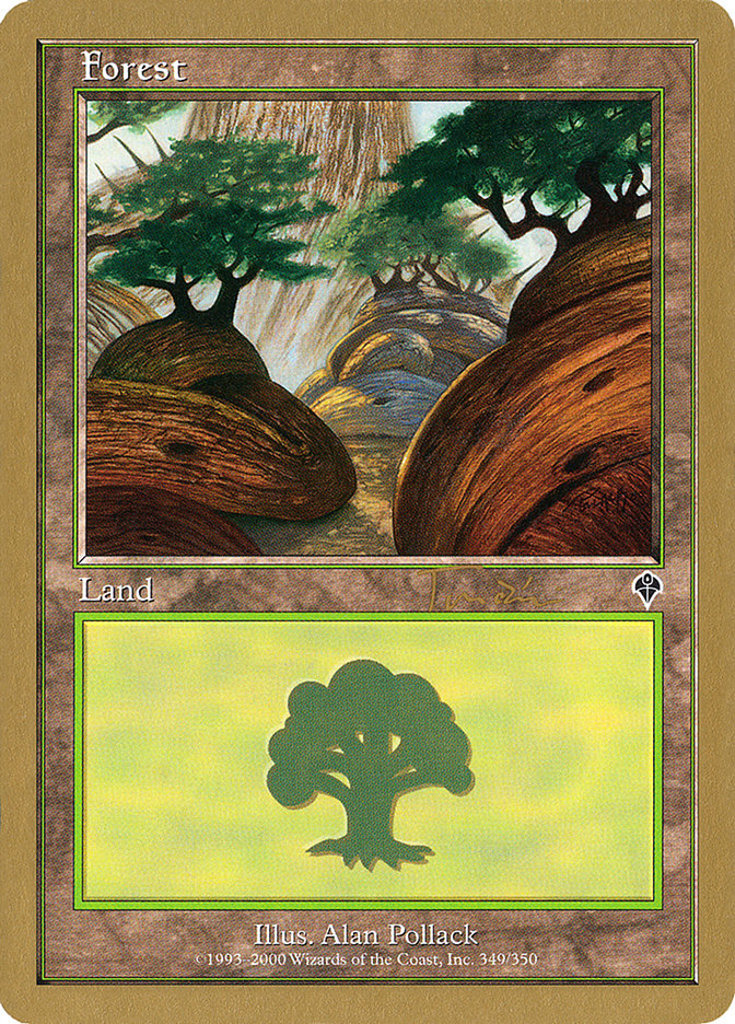 Forest (jt349a) (Jan Tomcani) [World Championship Decks 2001] | Clutch Gaming