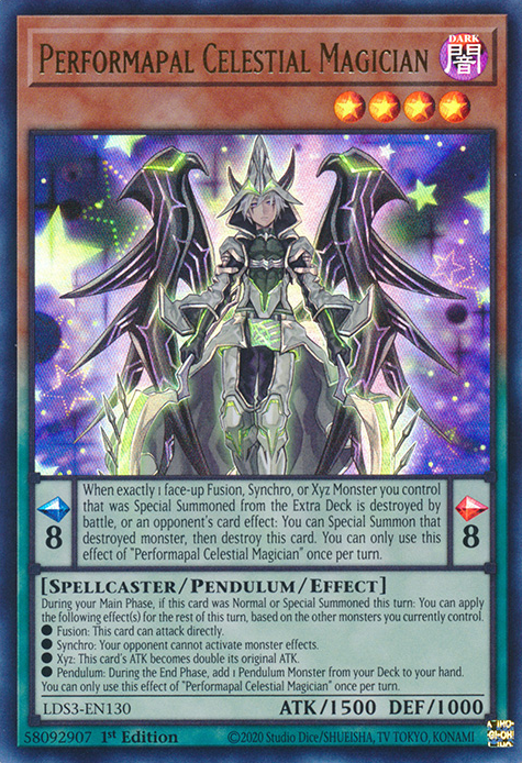 Performapal Celestial Magician [LDS3-EN130] Ultra Rare | Clutch Gaming