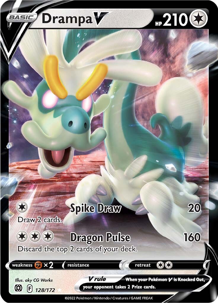 Drampa V (128/172) [Sword & Shield: Brilliant Stars] | Clutch Gaming