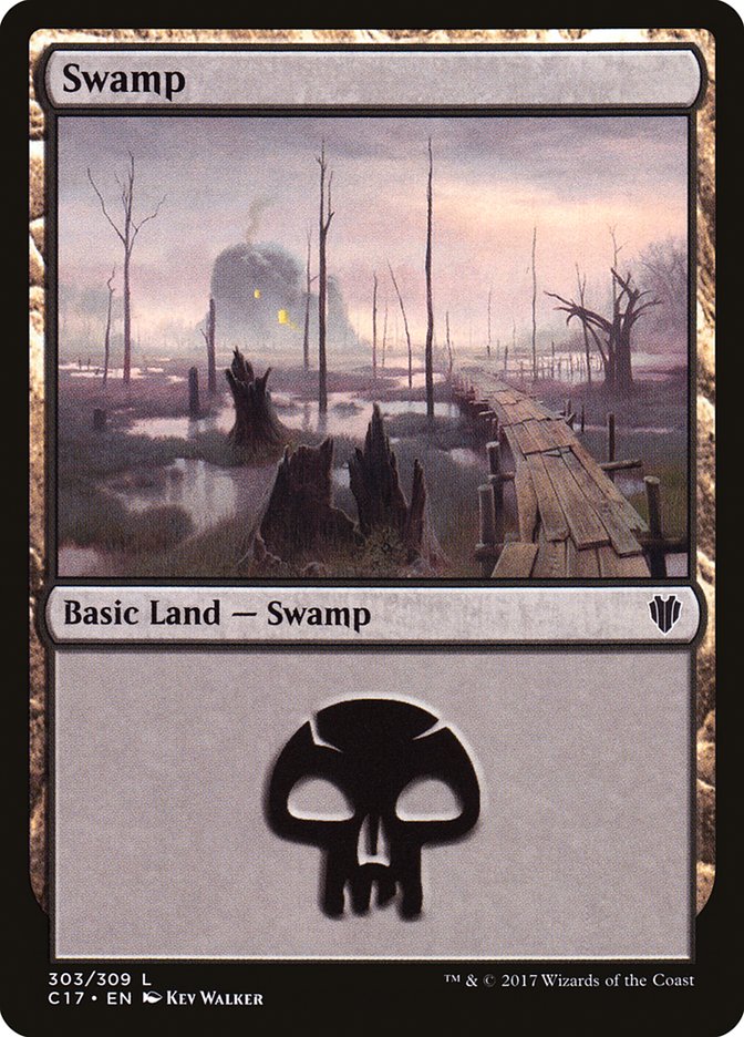 Swamp (303) [Commander 2017] | Clutch Gaming