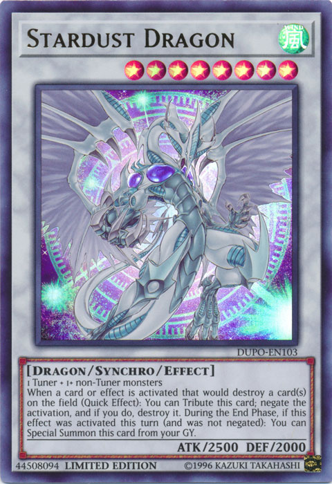 Stardust Dragon [DUPO-EN103] Ultra Rare | Clutch Gaming