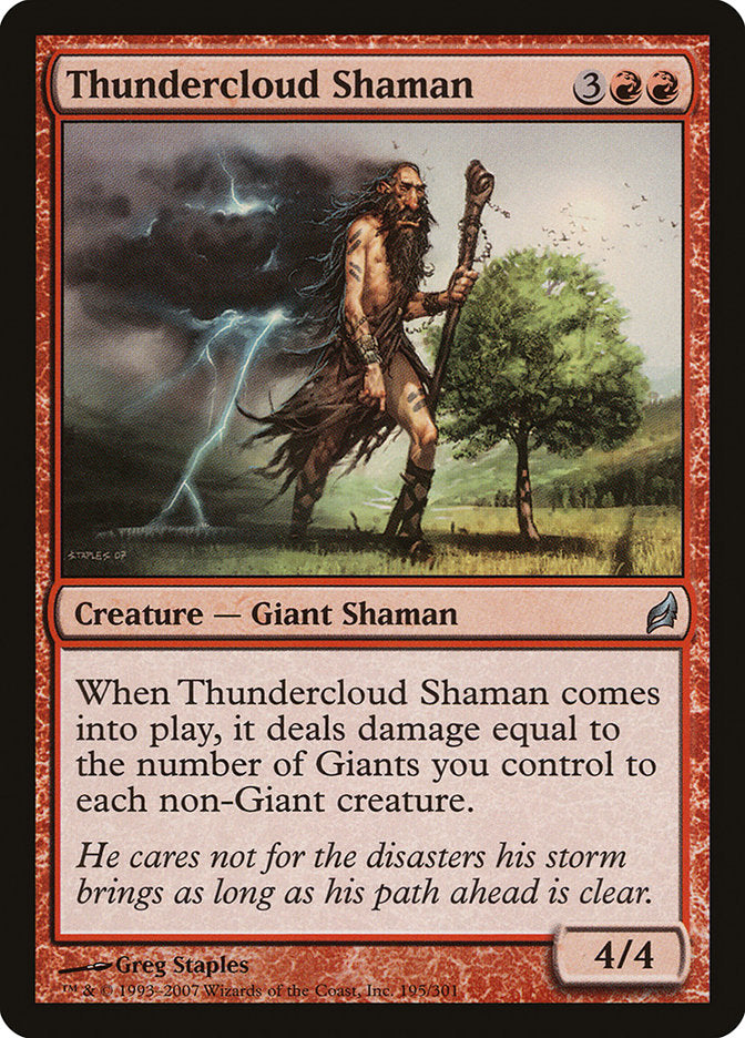 Thundercloud Shaman [Lorwyn] | Clutch Gaming