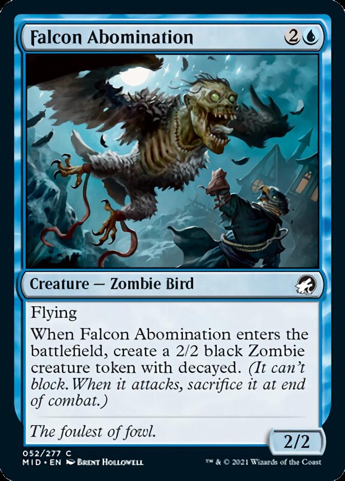 Falcon Abomination [Innistrad: Midnight Hunt] | Clutch Gaming