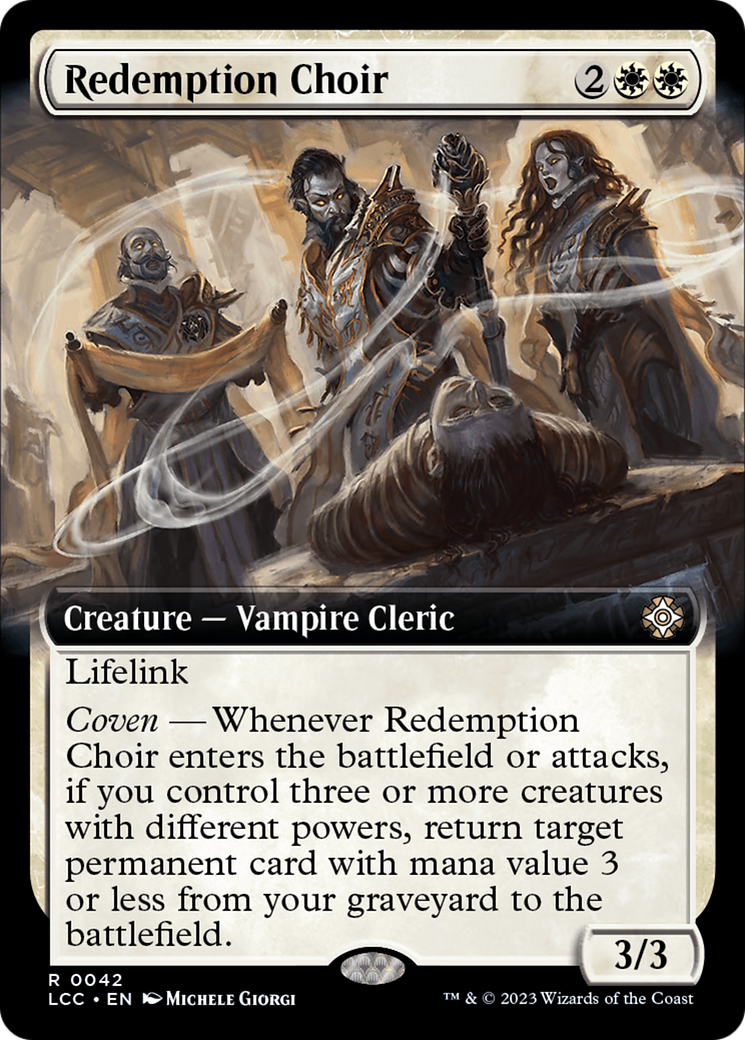 Redemption Choir (Extended Art) [The Lost Caverns of Ixalan Commander] | Clutch Gaming