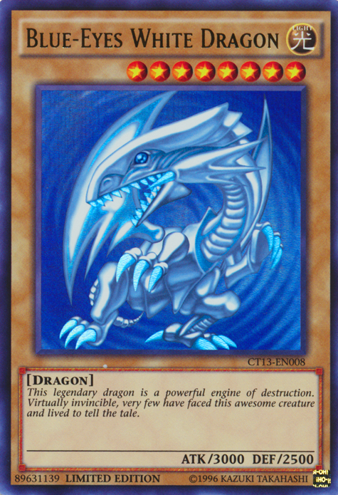 Blue-Eyes White Dragon [CT13-EN008] Ultra Rare | Clutch Gaming