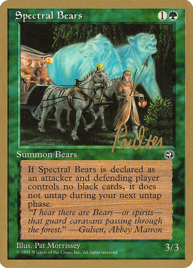 Spectral Bears (Preston Poulter) [Pro Tour Collector Set] | Clutch Gaming