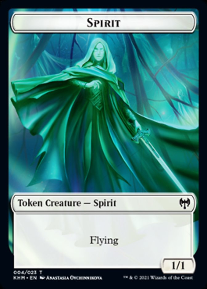 Spirit Token [Kaldheim Tokens] | Clutch Gaming