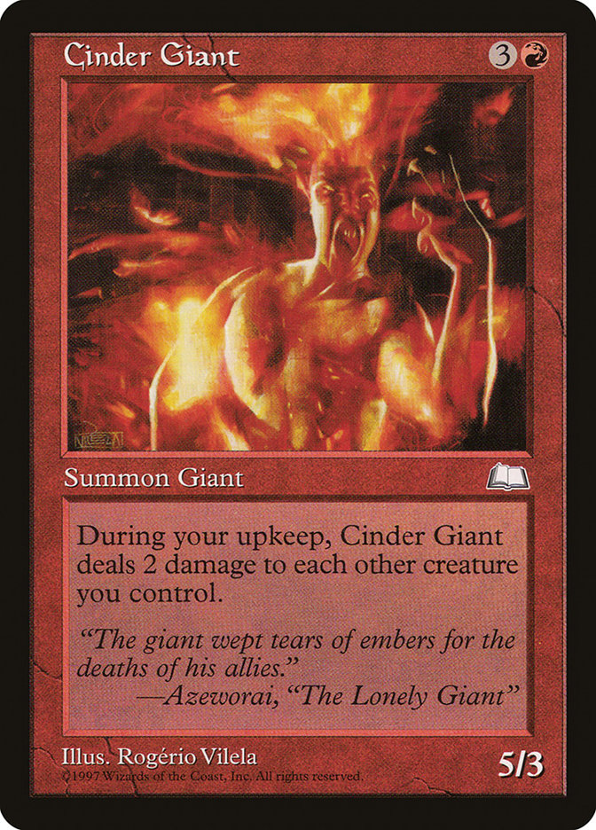 Cinder Giant [Weatherlight] | Clutch Gaming