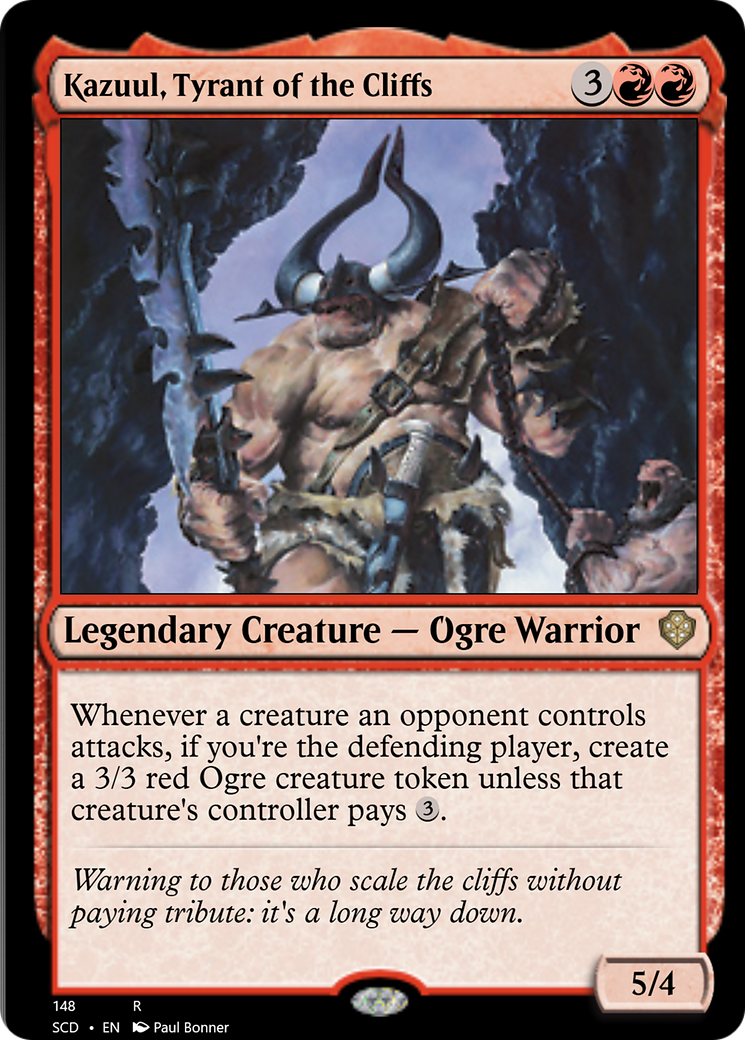 Kazuul, Tyrant of the Cliffs [Starter Commander Decks] | Clutch Gaming