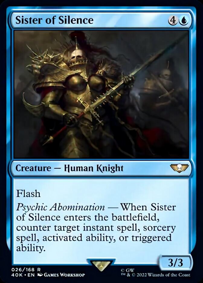 Sister of Silence (Surge Foil) [Warhammer 40,000] | Clutch Gaming