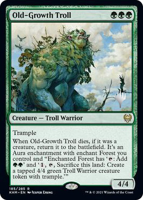 Old-Growth Troll (Promo Pack) [Kaldheim Promos] | Clutch Gaming