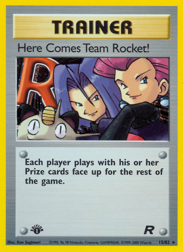 Here Comes Team Rocket! (15/82) [Team Rocket 1st Edition] | Clutch Gaming