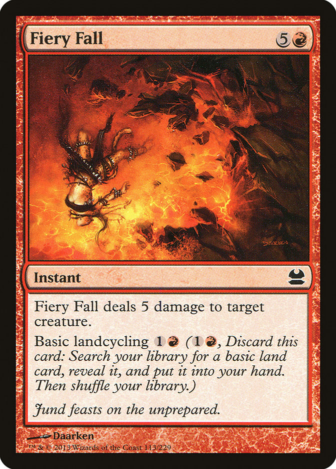 Fiery Fall [Modern Masters] | Clutch Gaming