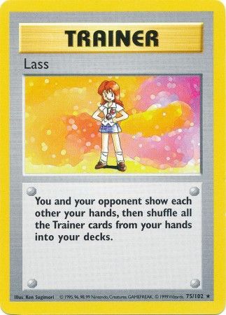 Lass (75/102) [Base Set Shadowless Unlimited] | Clutch Gaming