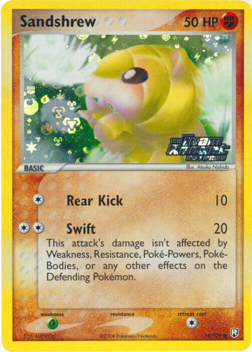 Sandshrew (74/109) (Stamped) [EX: Team Rocket Returns] | Clutch Gaming