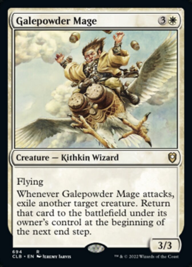 Galepowder Mage [Commander Legends: Battle for Baldur's Gate] | Clutch Gaming