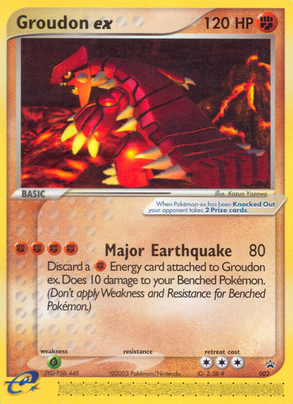 Groudon ex (002) [Nintendo: Black Star Promos] | Clutch Gaming