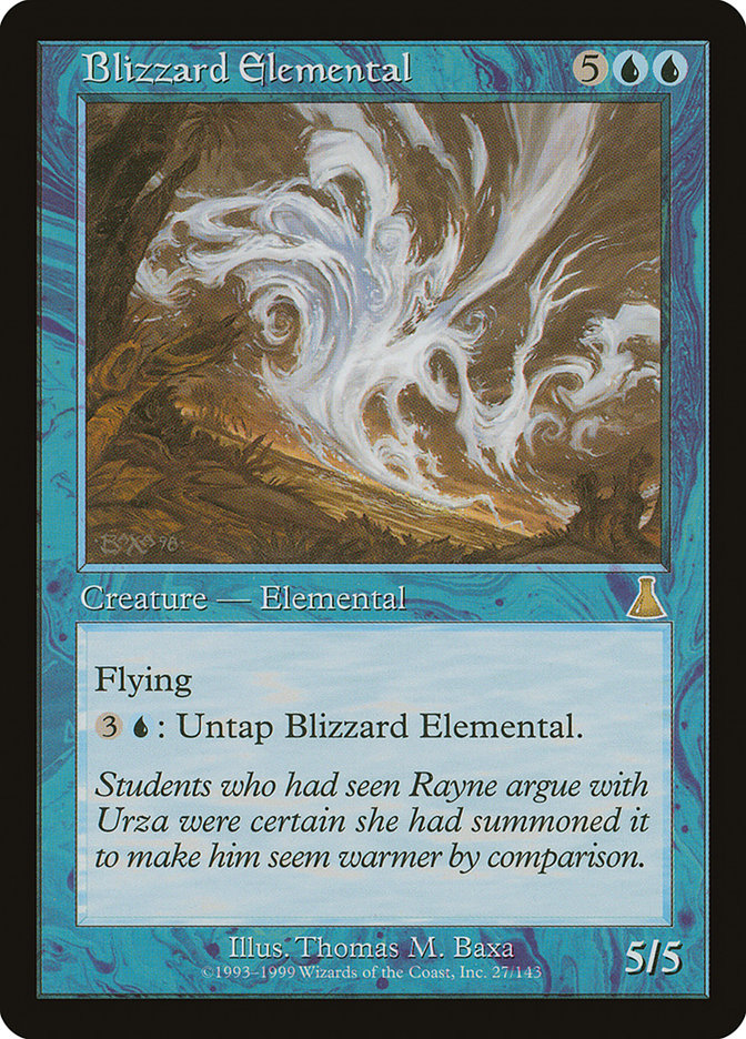 Blizzard Elemental [Urza's Destiny] | Clutch Gaming