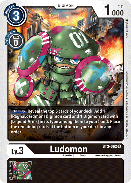 Ludomon [BT3-062] [Release Special Booster Ver.1.5] | Clutch Gaming