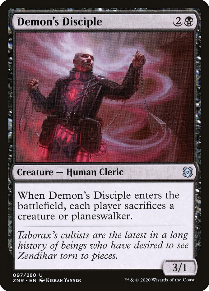 Demon's Disciple [Zendikar Rising] | Clutch Gaming