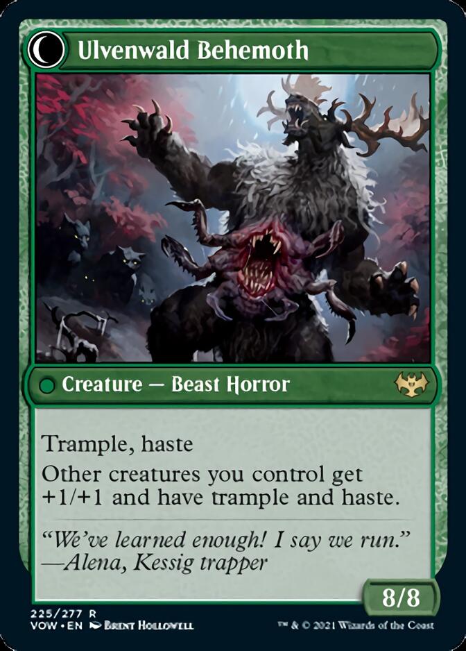 Ulvenwald Oddity // Ulvenwald Behemoth [Innistrad: Crimson Vow] | Clutch Gaming