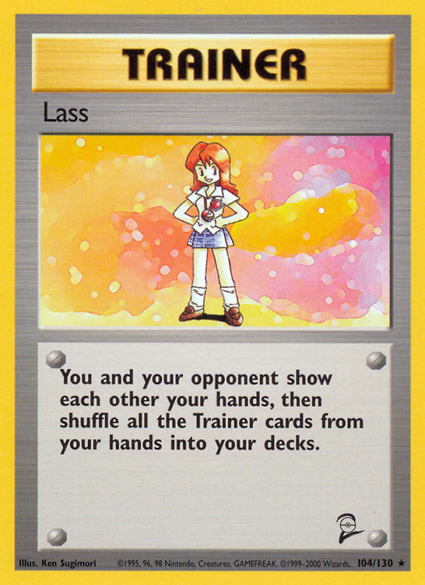 Lass (104/130) [Base Set 2] | Clutch Gaming