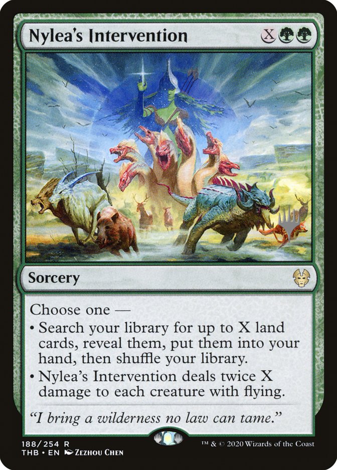 Nylea's Intervention (Promo Pack) [Theros Beyond Death Promos] | Clutch Gaming