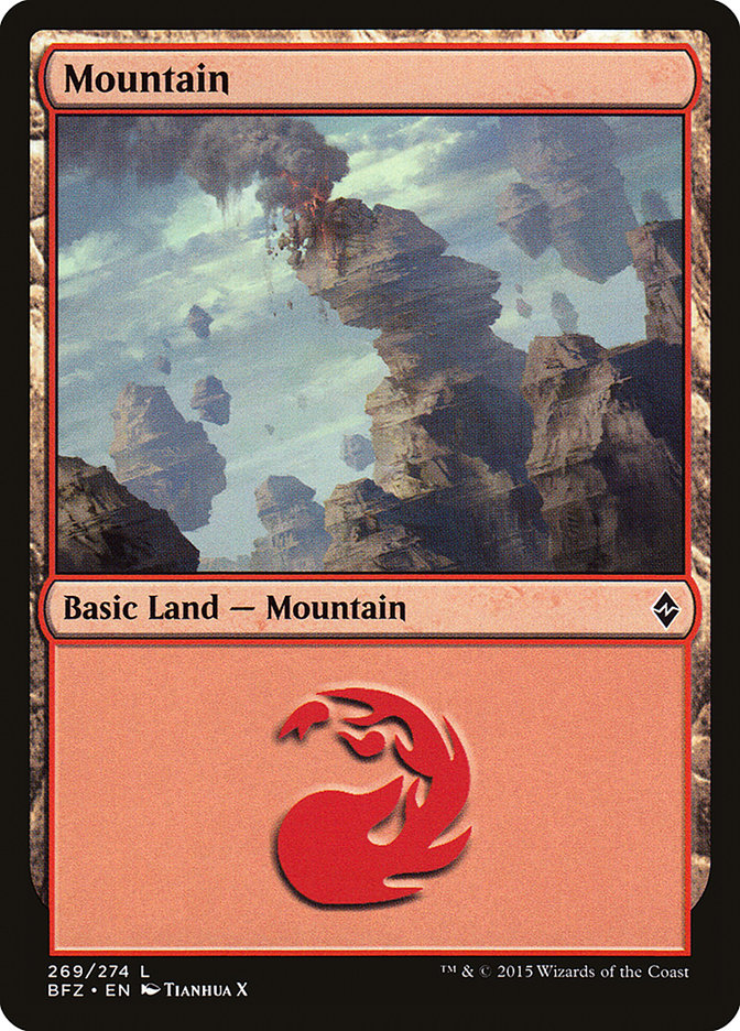 Mountain (269a) [Battle for Zendikar] | Clutch Gaming