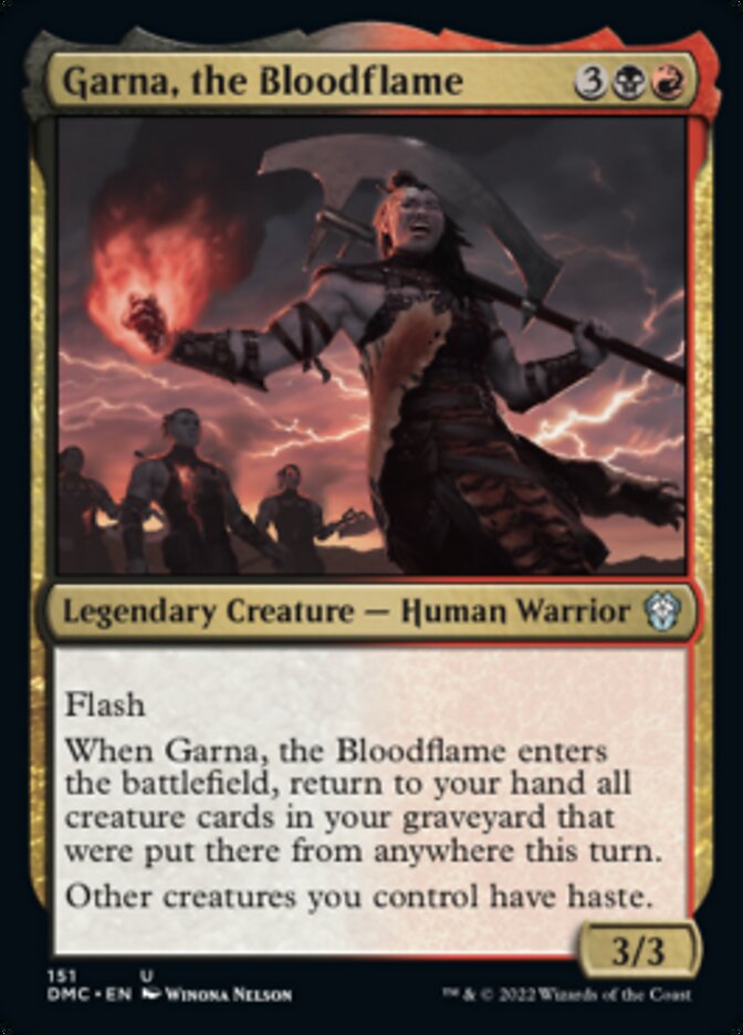 Garna, the Bloodflame [Dominaria United Commander] | Clutch Gaming