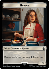 Human (0005) // Alien Insect Double-Sided Token [Doctor Who Tokens] | Clutch Gaming