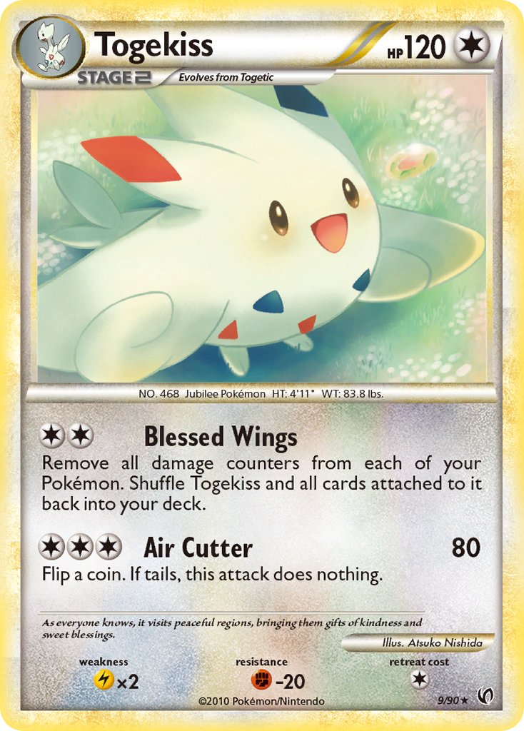 Togekiss (9/90) (Theme Deck Exclusive) [HeartGold & SoulSilver: Undaunted] | Clutch Gaming