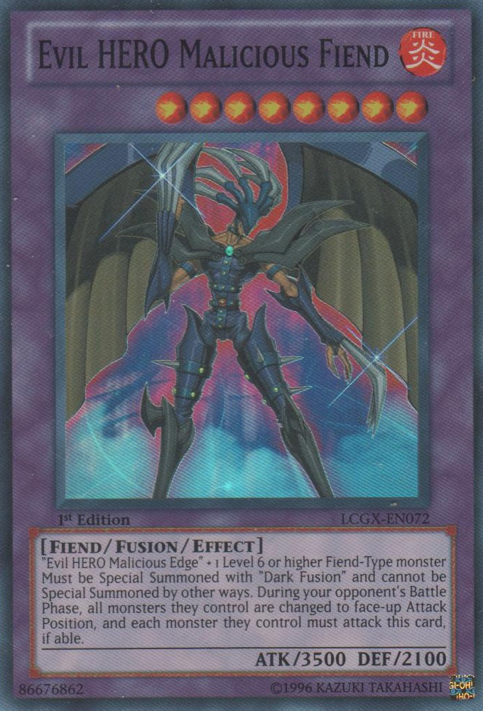 Evil HERO Malicious Fiend [LCGX-EN072] Super Rare | Clutch Gaming