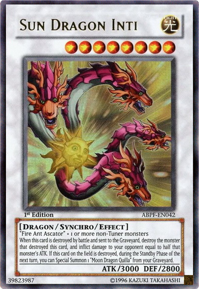 Sun Dragon Inti [ABPF-EN042] Ultra Rare | Clutch Gaming