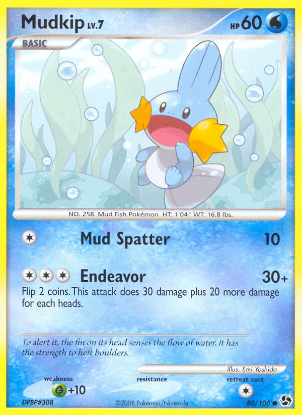 Mudkip (80/106) [Diamond & Pearl: Great Encounters] | Clutch Gaming