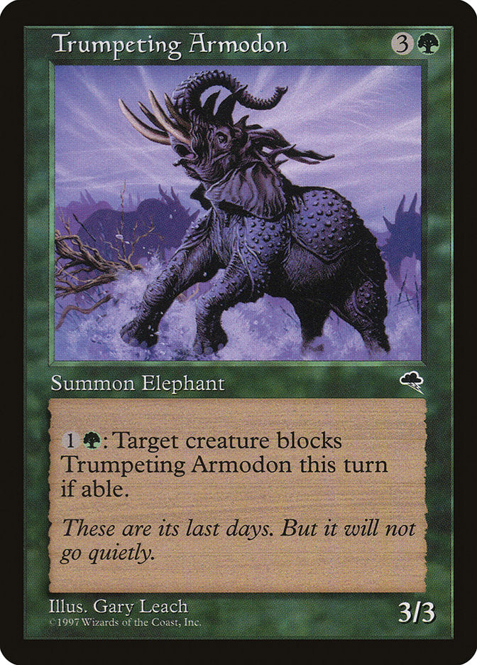 Trumpeting Armodon [Tempest] | Clutch Gaming