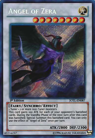 Angel of Zera [JOTL-EN087] Secret Rare | Clutch Gaming