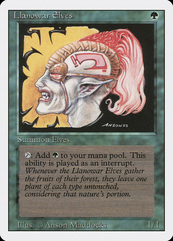 Llanowar Elves [Revised Edition] | Clutch Gaming