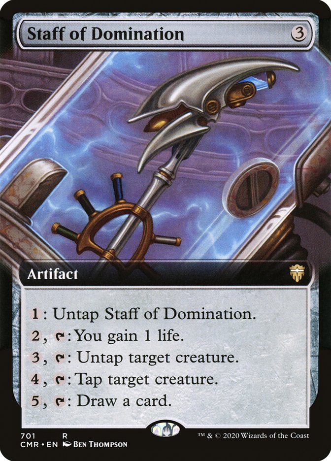 Staff of Domination (Extended Art) [Commander Legends] | Clutch Gaming