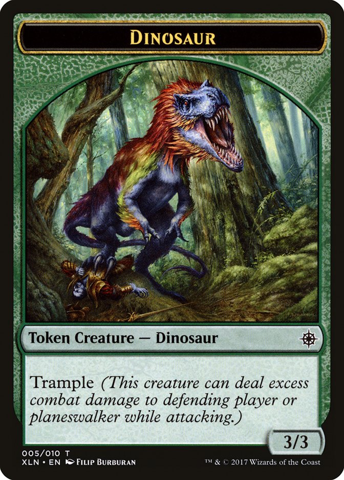 Dinosaur Token [Ixalan Tokens] | Clutch Gaming