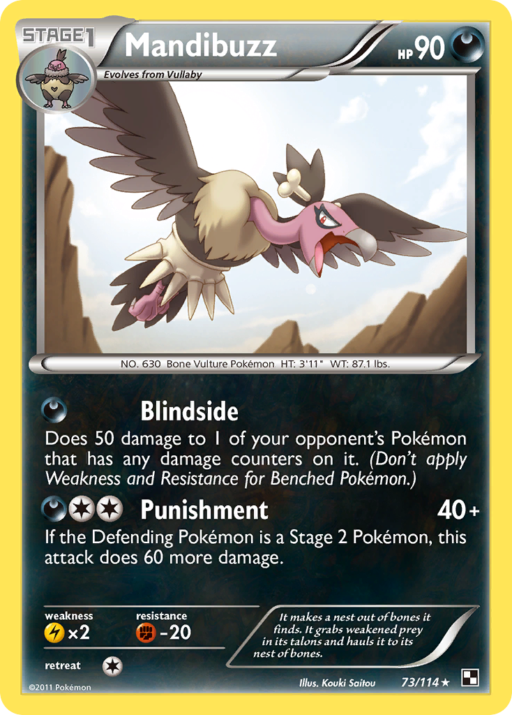 Mandibuzz (73/114) [Black & White: Base Set] | Clutch Gaming