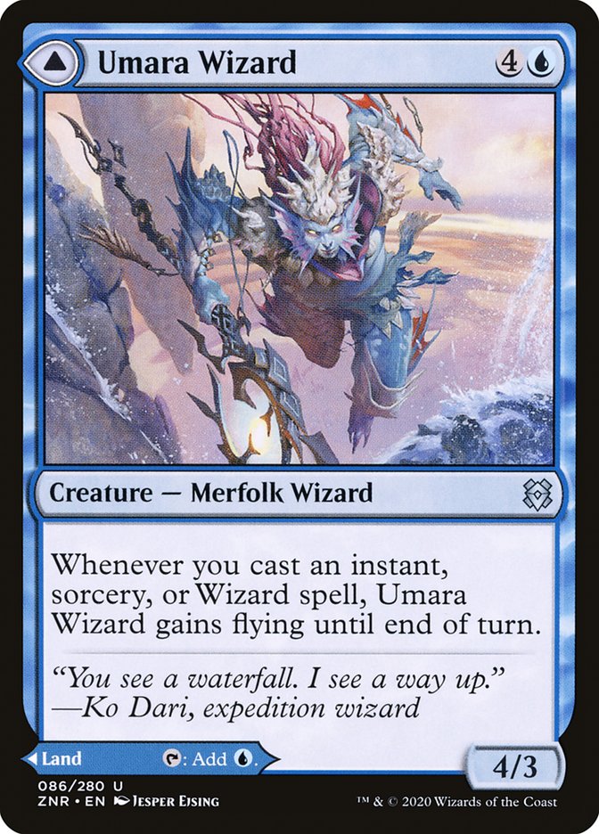 Umara Wizard // Umara Skyfalls [Zendikar Rising] | Clutch Gaming