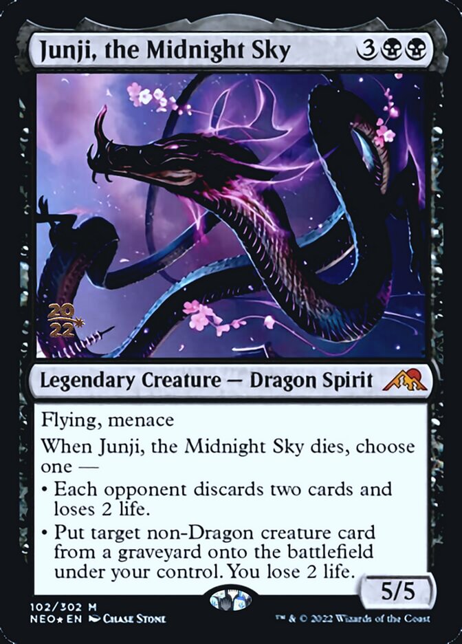 Junji, the Midnight Sky [Kamigawa: Neon Dynasty Prerelease Promos] | Clutch Gaming