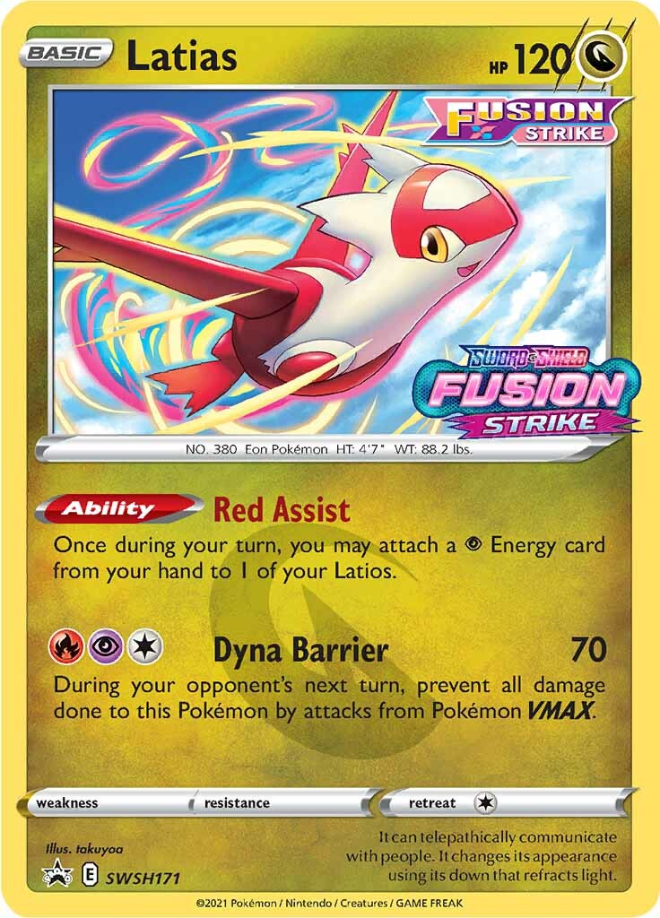 Latias (SWSH171) (Prerelease Promo) [Sword & Shield: Black Star Promos] | Clutch Gaming