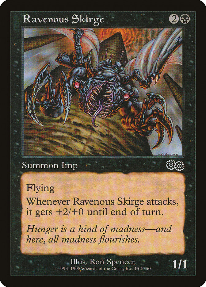 Ravenous Skirge [Urza's Saga] | Clutch Gaming